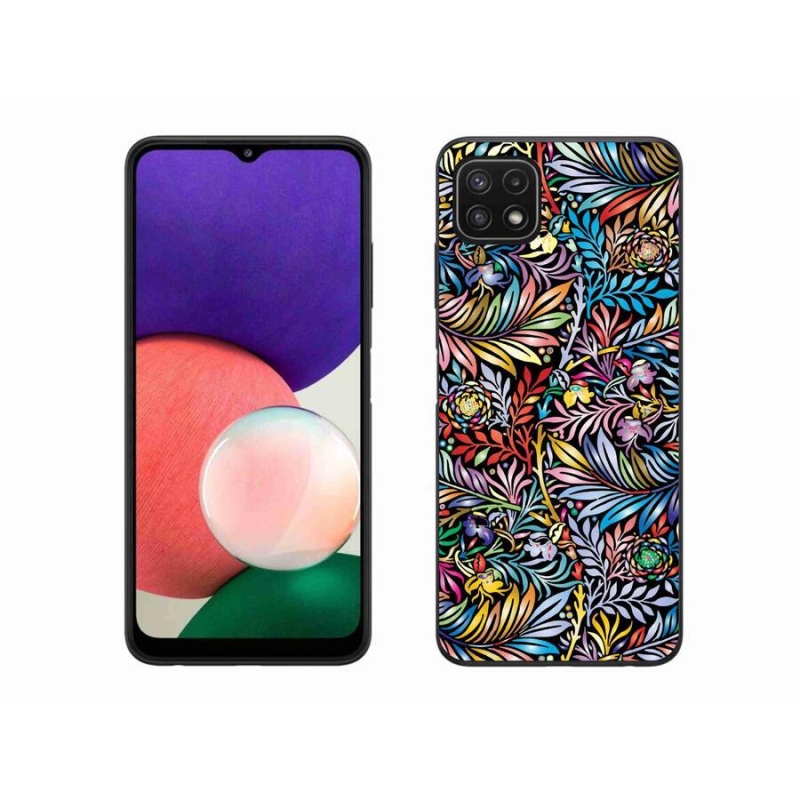 Gél borítás mmCase Samsung Galaxy A22 5G - virágok 5