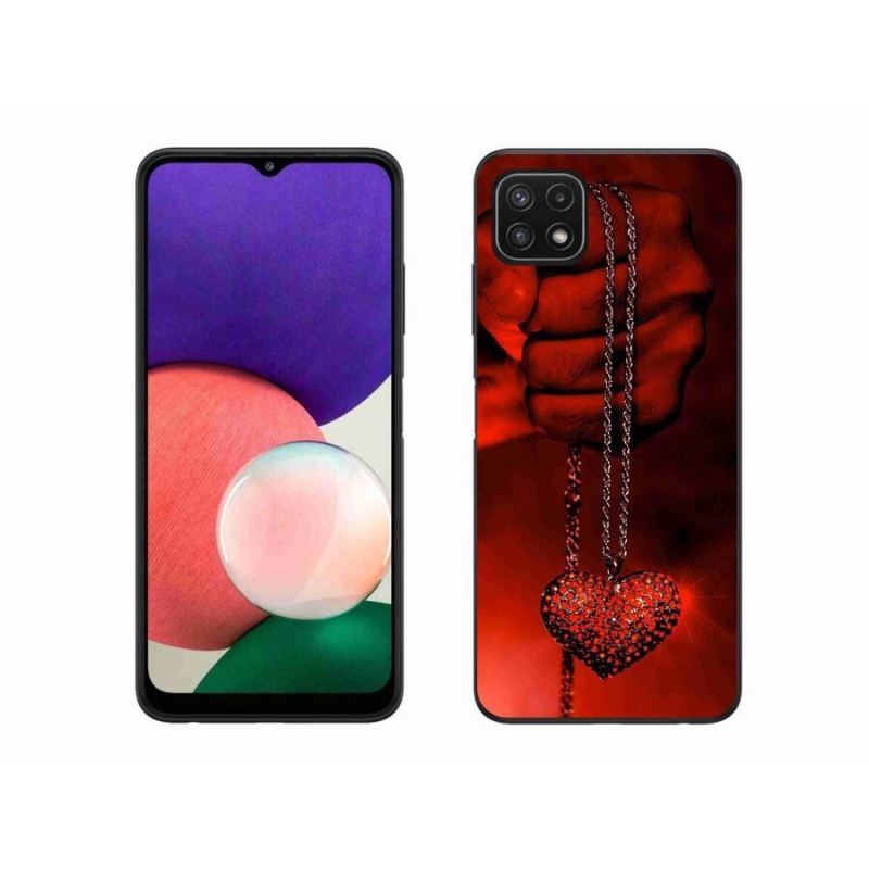 Gél borítás mmCase Samsung Galaxy A22 5G - nyaklánc