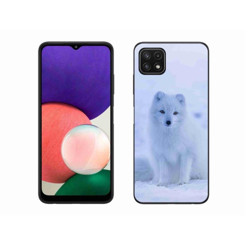 Gél védőhuzat mmCase Samsung Galaxy A22 5G - polár róka