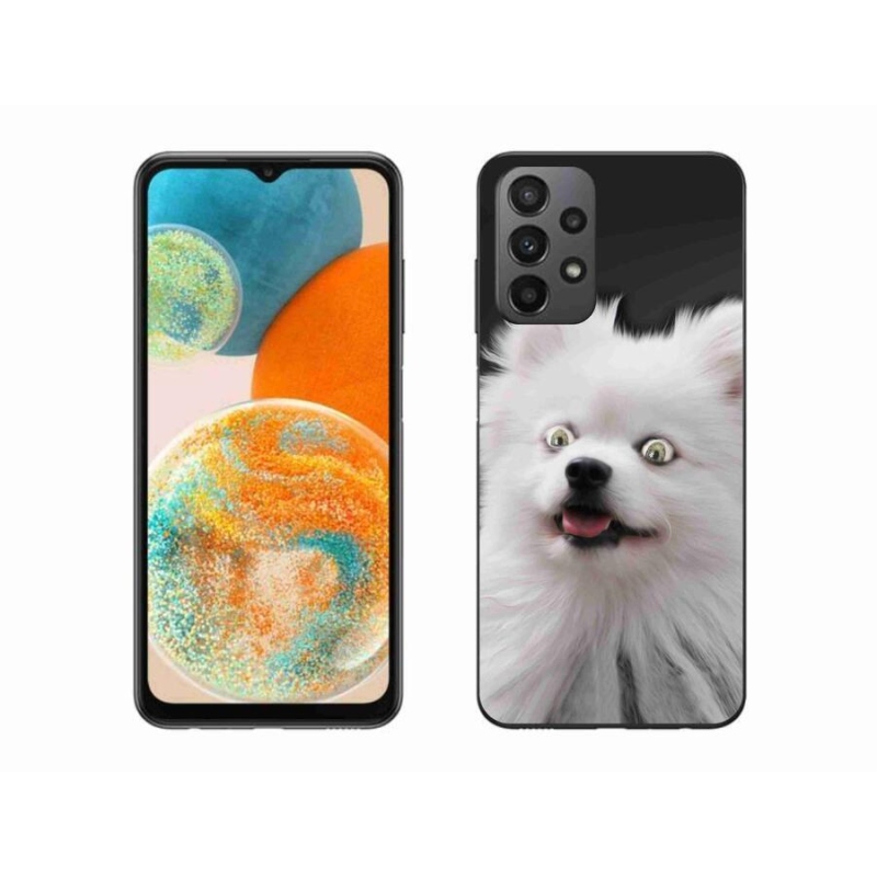 Zselés borítás mmCase Samsung Galaxy A23 4G/5G készülékhez - fehér tüske