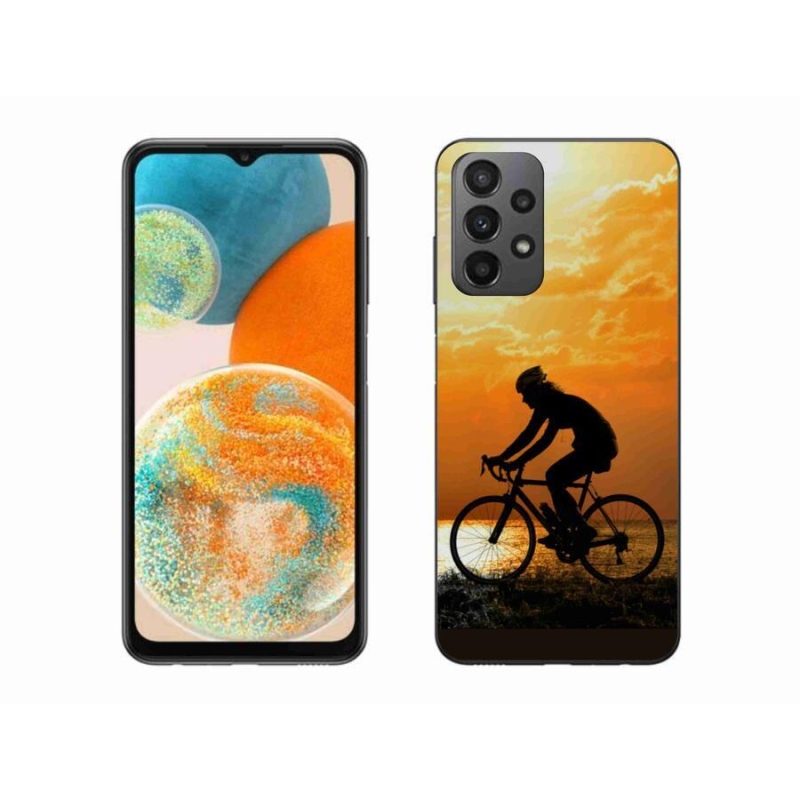 Gél borító mmCase a mobiltelefon Samsung Galaxy A23 4G/5G - kerékpározás