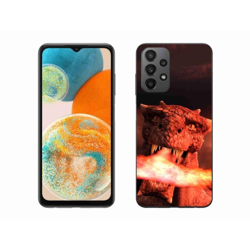 Gél védőburkolat mmCase Samsung Galaxy A23 4G/5G - sárkány