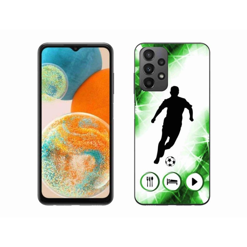 Zselés borítás mmCase Samsung Galaxy A23 4G/5G - focista számára