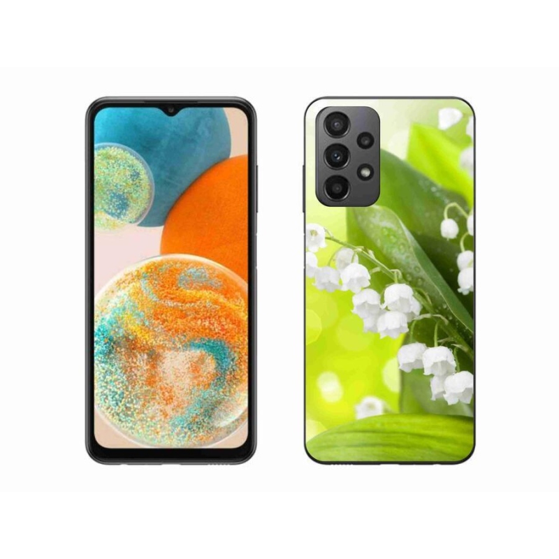 Gél borítás mmCase Samsung Galaxy A23 4G/5G - lily of the valley - gyöngyvirág
