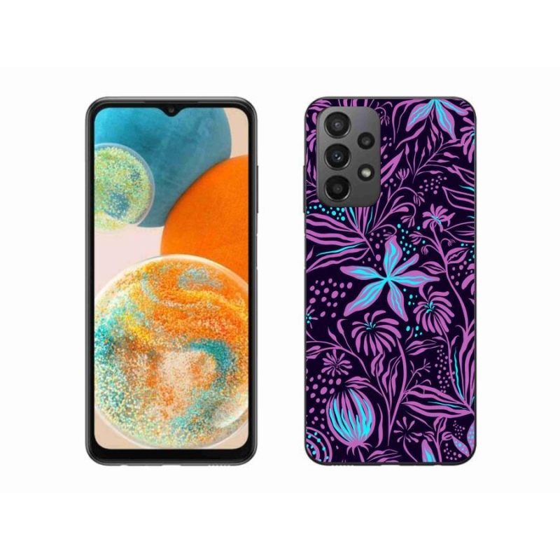 Gél borítás mmCase Samsung Galaxy A23 4G/5G - virágok 2