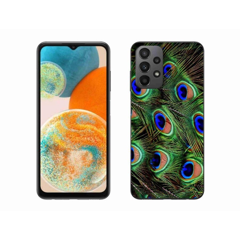 Zselés borítás mmCase Samsung Galaxy A23 4G/5G készülékhez - pávatoll
