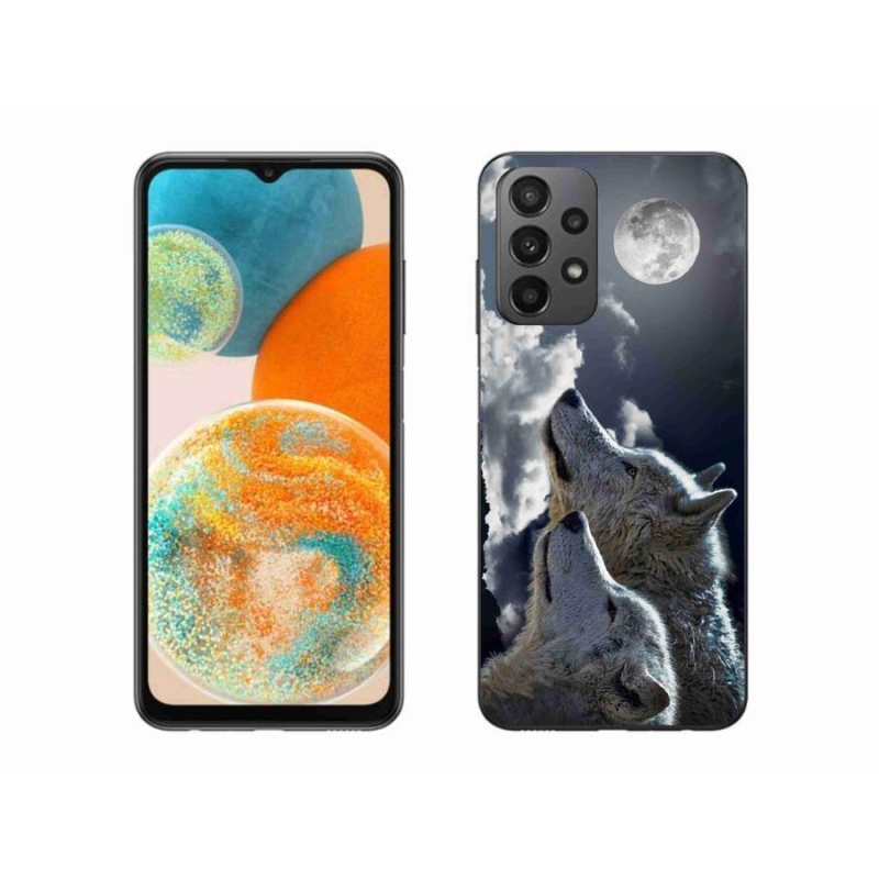 Gél borítás mmCase Samsung Galaxy A23 4G/5G - farkasok
