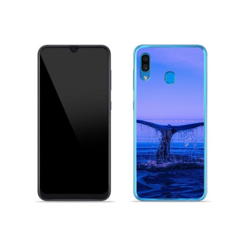 Gél védőhuzat mmCase Samsung Galaxy A30 készülékhez - zsírkréták