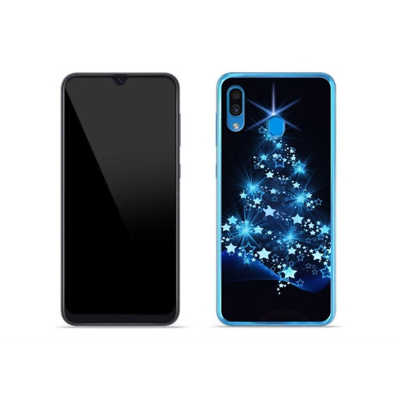 Gél borítás mmCase Samsung Galaxy A30 készülékhez - karácsonyfa
