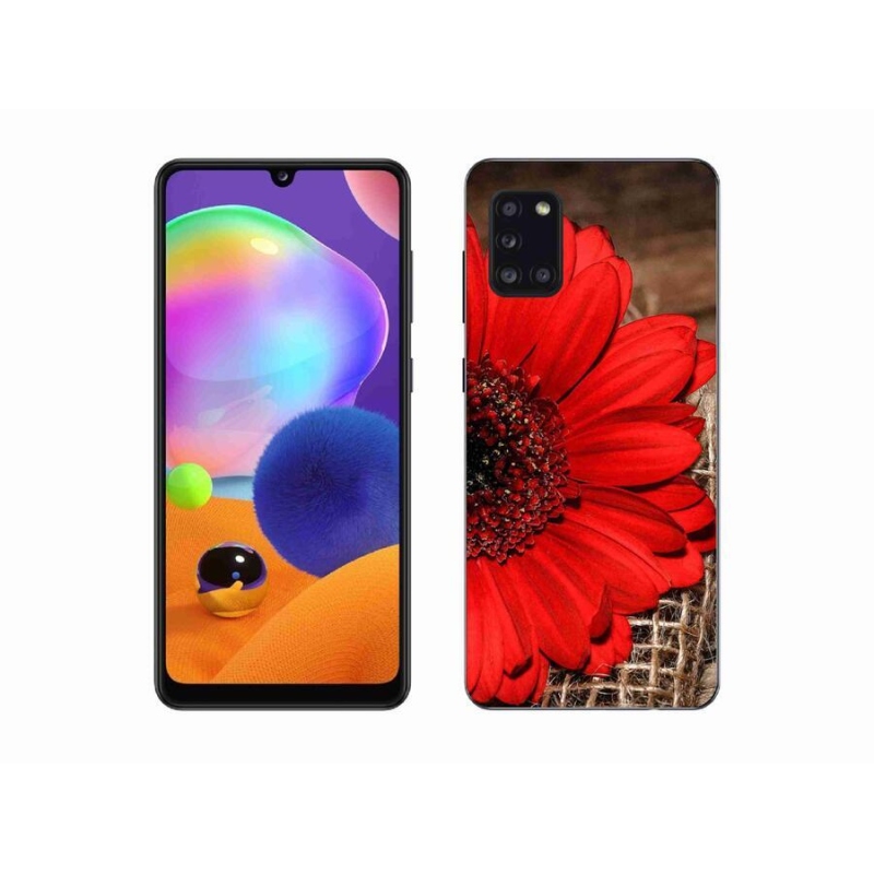 Gél borítás mmCase Samsung Galaxy A31 készülékhez - gerbera