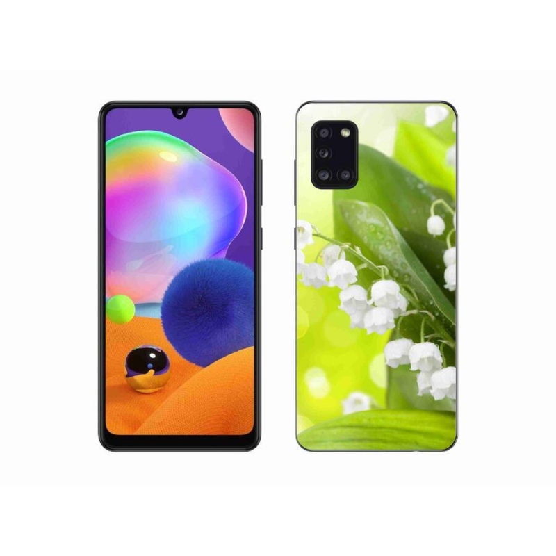 Gél borító mmCase a mobiltelefonon Samsung Galaxy A31 - lily of the valley