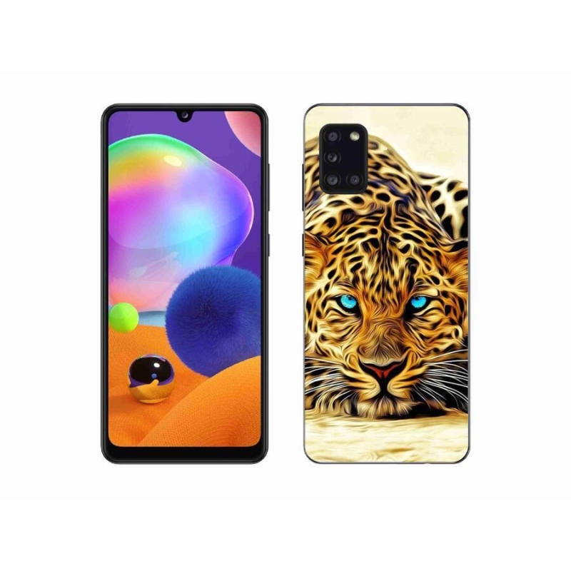 Gél borító mmCase mobiltelefonhoz Samsung Galaxy A31 - rajzfilm tigris