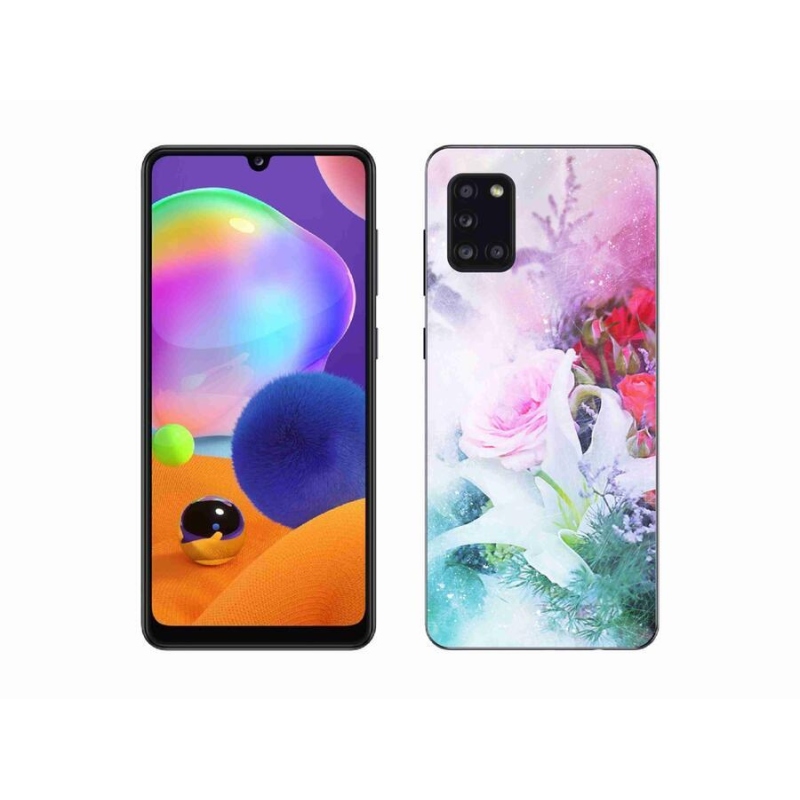 Gél borító mmCase Samsung Galaxy A31 - virágok 4