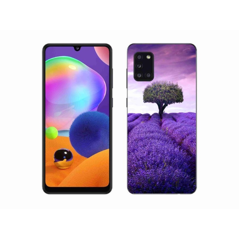 Gél védőhuzat mmCase Samsung Galaxy A31 készülékhez - levendula rét