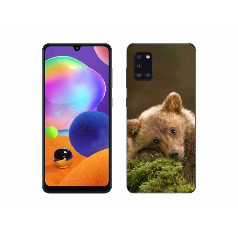 Zselés borítás mmCase Samsung Galaxy A31 - medve