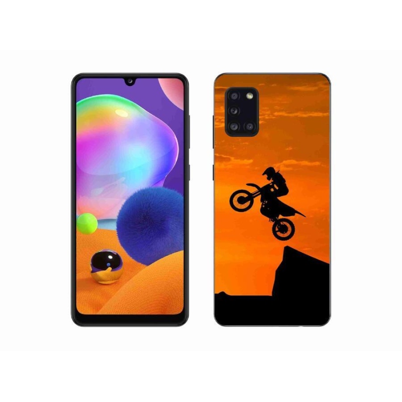 Gél borítás mmCase Samsung Galaxy A31 készülékhez - motocross