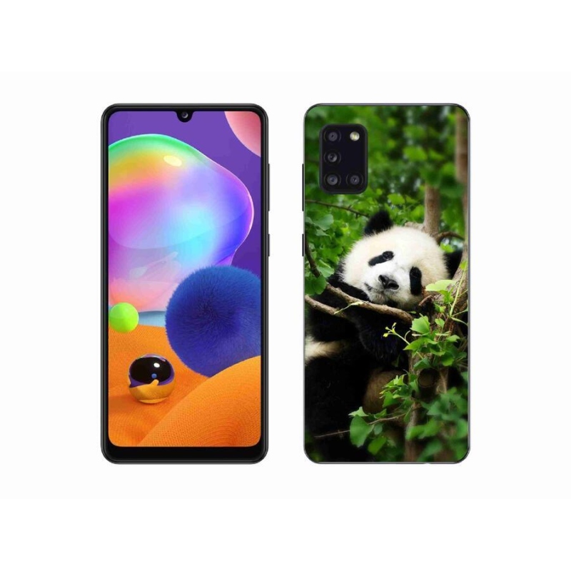 Zselés borítás mmCase Samsung Galaxy A31 készülékhez - panda