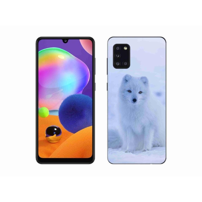 Zselés borítás mmCase Samsung Galaxy A31 készülékhez - polár róka