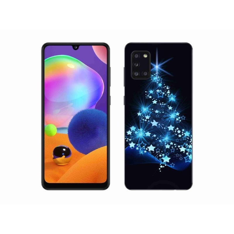 Gél borítás mmCase Samsung Galaxy A31 készülékhez - karácsonyfa