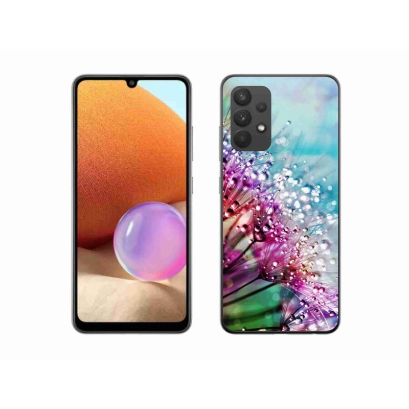 Gél borítás mmCase mobiltelefonhoz Samsung Galaxy A32 4G - színes virágok