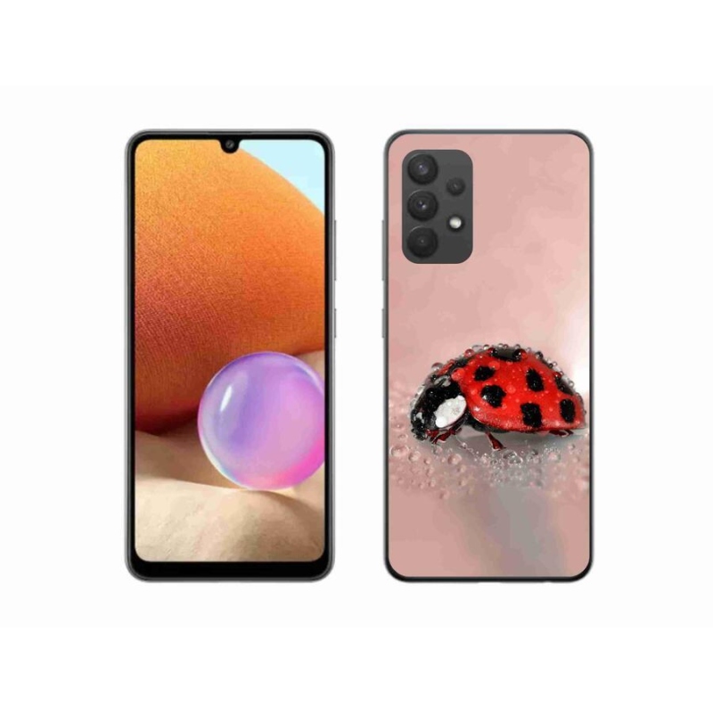 Zselés borítás mmCase Samsung Galaxy A32 4G - katicabogárhoz