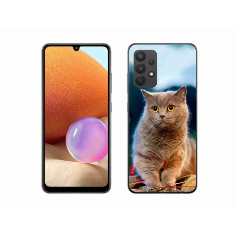 Gél védőhuzat mmCase Samsung Galaxy A32 4G - brit kék 2