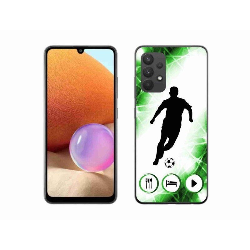 Gél borítás mmCase Samsung Galaxy A32 4G - focista számára