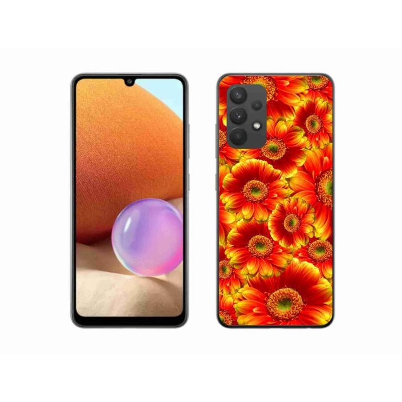Gél borítás mmCase Samsung Galaxy A32 4G - gerbera 1