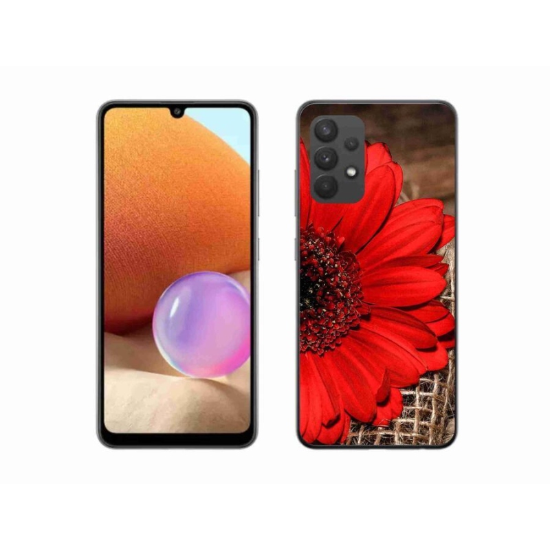 Gél borítás mmCase Samsung Galaxy A32 4G - gerbera
