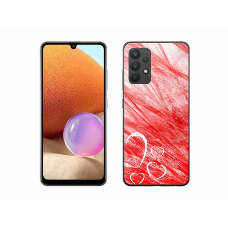 Gél borítás mmCase Samsung Galaxy A32 4G - szív