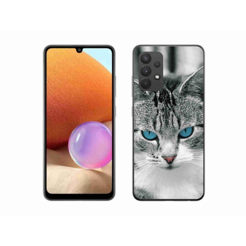 Zselés borítás mmCase Samsung Galaxy A32 4G - macskaszem 1