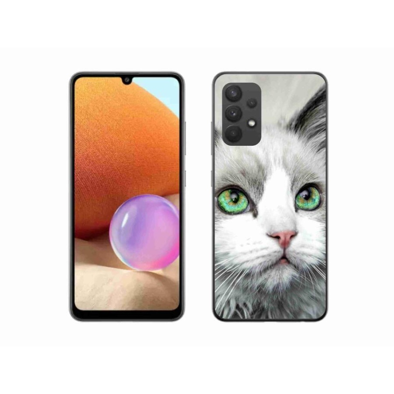 Gél borítás mmCase Samsung Galaxy A32 4G - macskaszem