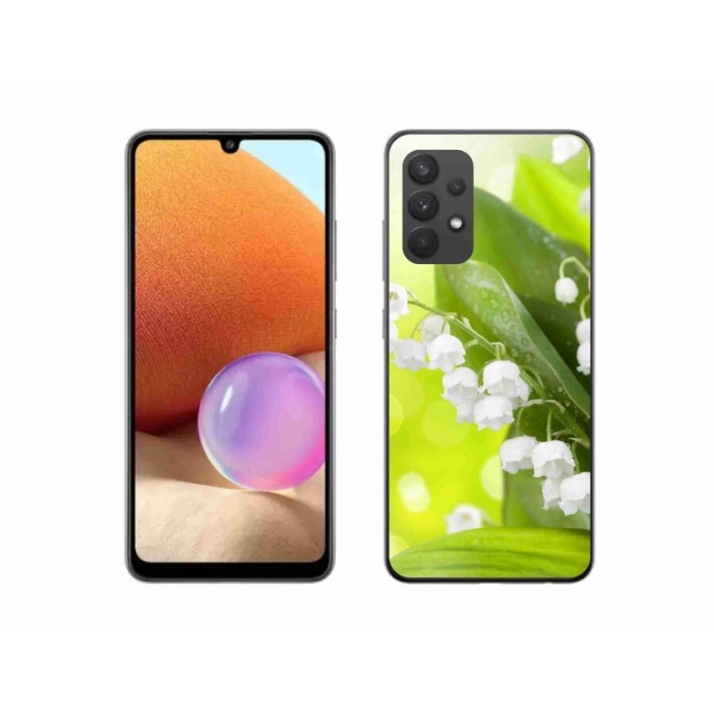 Gél borító mmCase a mobiltelefonon Samsung Galaxy A32 4G - lily of the valley