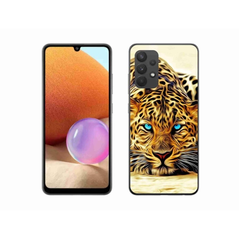 Zselés borítás mmCase Samsung Galaxy A32 4G - rajzfilm tigrishez