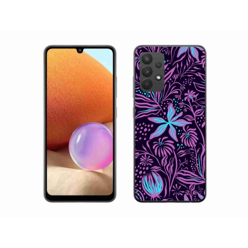 Gél borítás mmCase Samsung Galaxy A32 4G - virágok 2