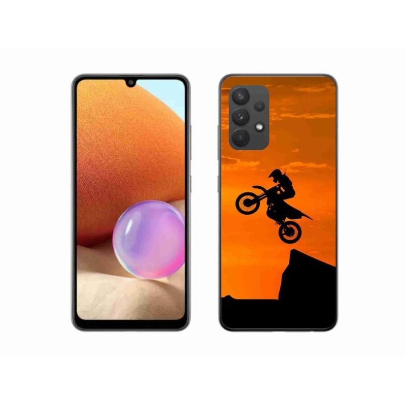 Zselés borítás mmCase Samsung Galaxy A32 4G - motocross