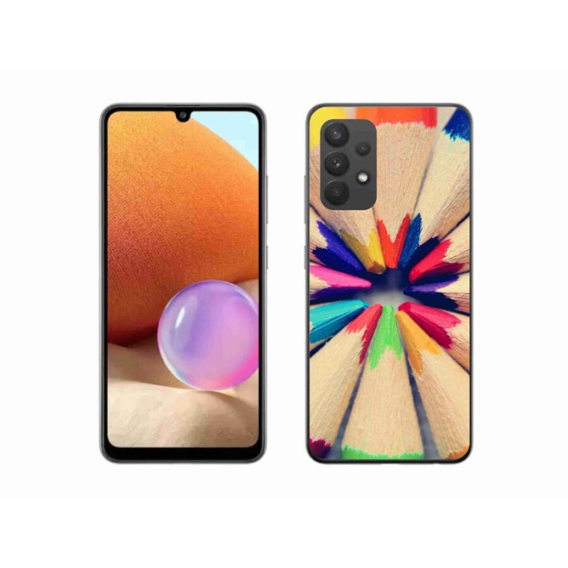 Gél védőhuzat mmCase Samsung Galaxy A32 4G - zsírkrétákhoz