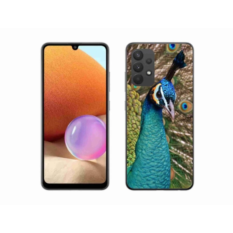 Zselés borítás mmCase Samsung Galaxy A32 4G - páva