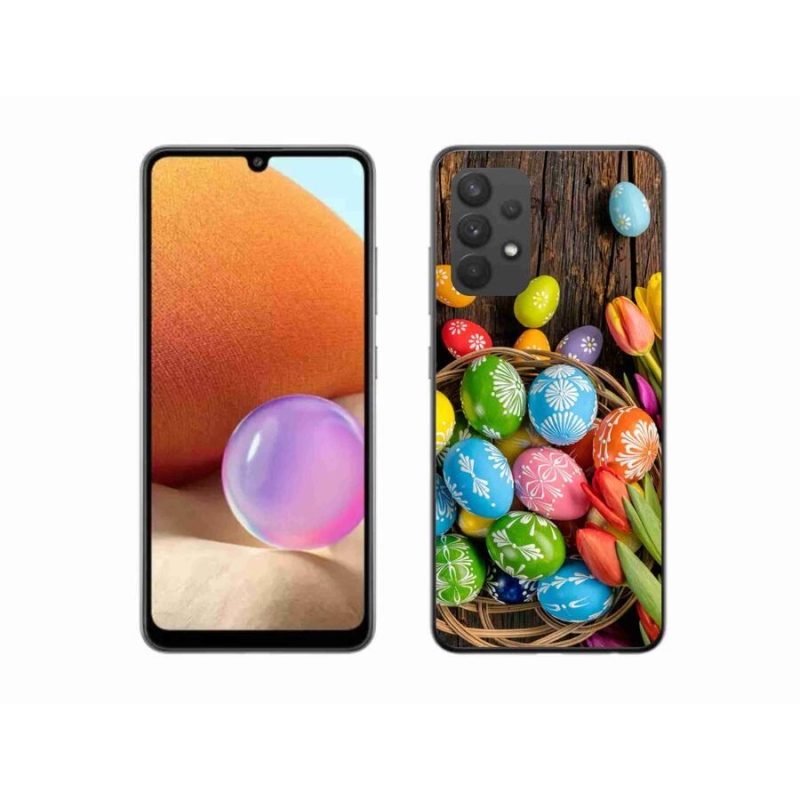 Zselés borítás mmCase Samsung Galaxy A32 4G - Húsvéti tojás
