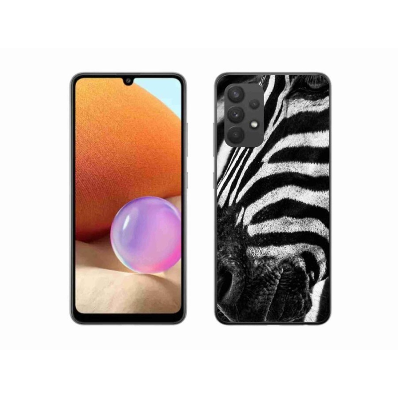 Zselés borítás mmCase Samsung Galaxy A32 4G - zebra