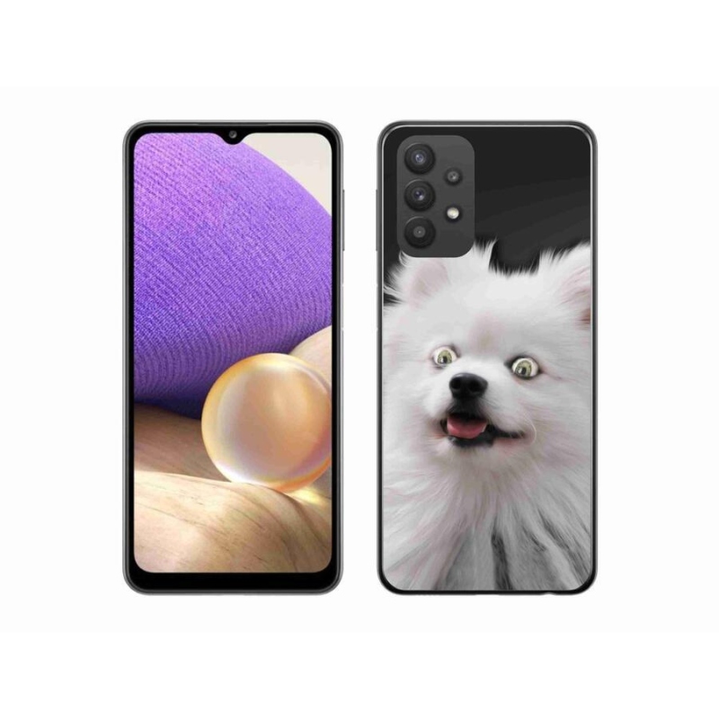 Gél védőhuzat mmCase Samsung Galaxy A32 5G - fehér tüske