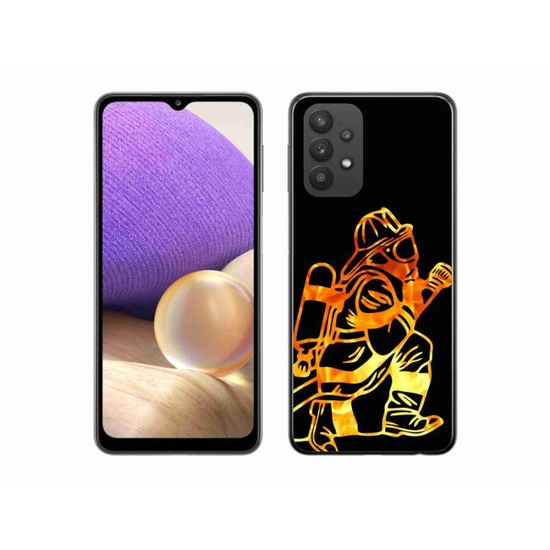 Gél borítás mmCase Samsung Galaxy A32 5G - tűzoltó 1