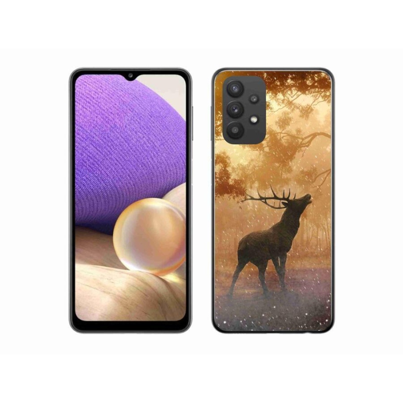 Zselés borítás mmCase Samsung Galaxy A32 5G - szarvas a vadászaton