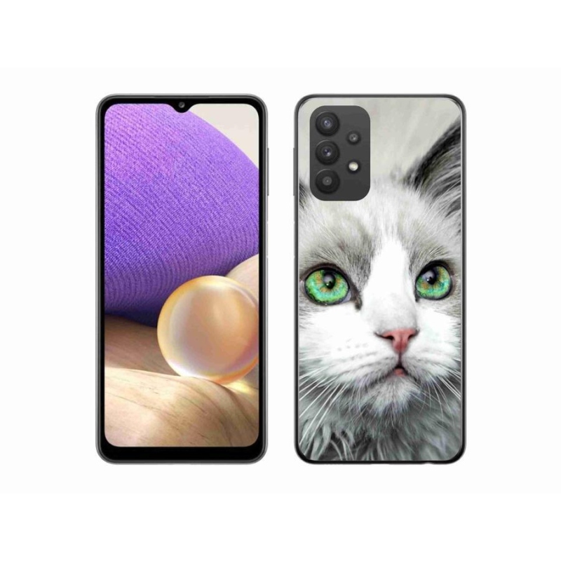 Zselés borítás mmCase Samsung Galaxy A32 5G - macskaszem