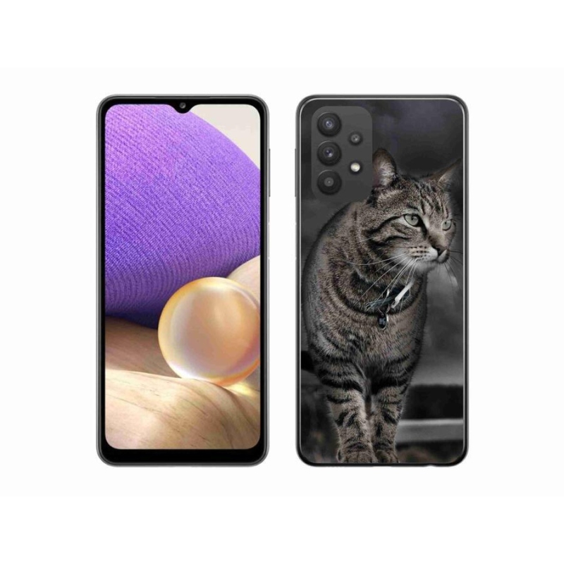 Zselés borítás mmCase Samsung Galaxy A32 5G - macska