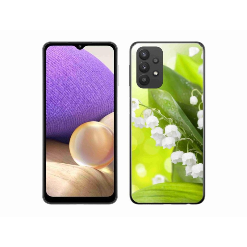 Gél borító mmCase Samsung Galaxy A32 5G - lily of the valley - gyöngyvirág