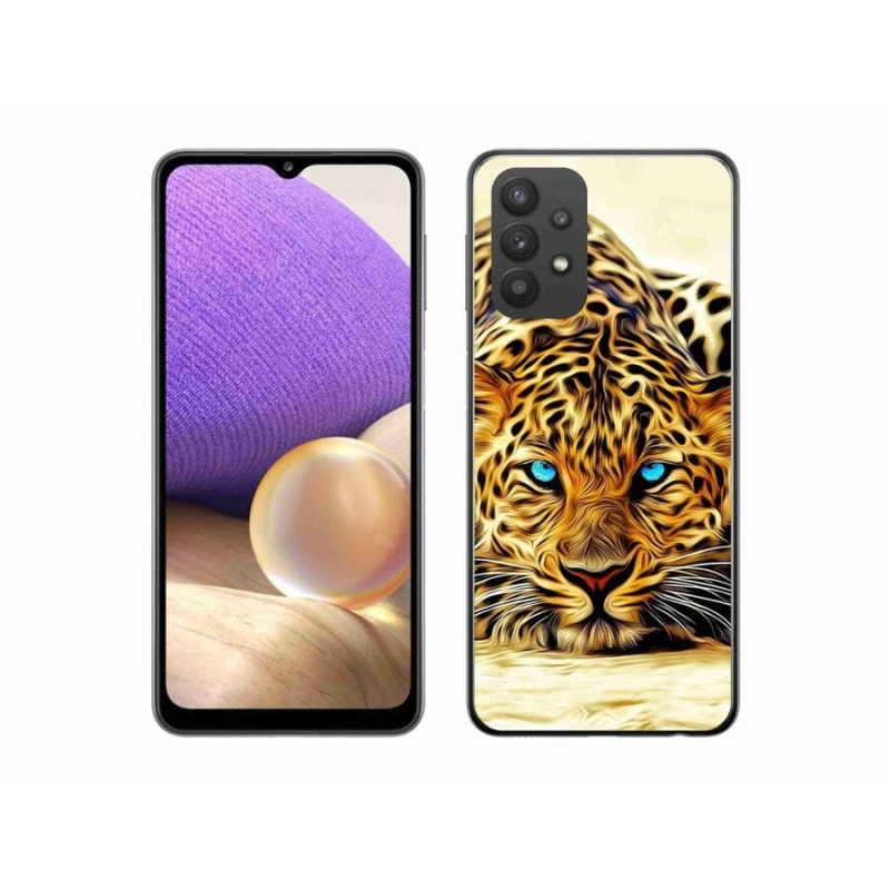 Gél borítás mmCase Samsung Galaxy A32 5G - rajzfilm tigrishez