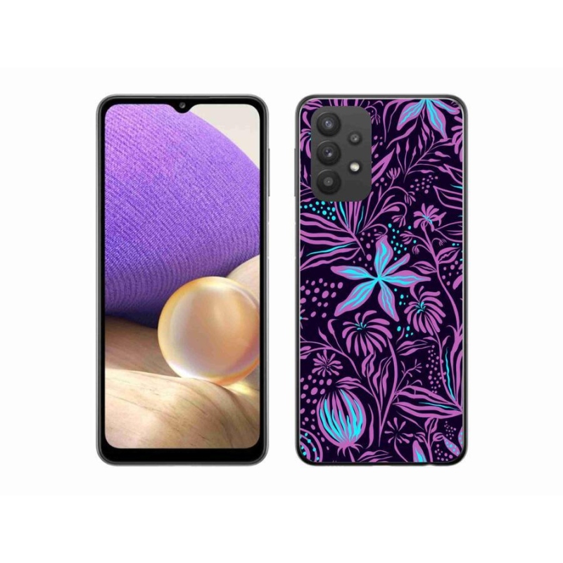 Gél borítás mmCase Samsung Galaxy A32 5G - virágok 2