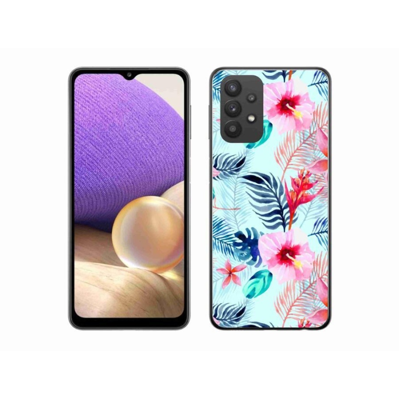 Zselés borítás mmCase Samsung Galaxy A32 5G - virágok