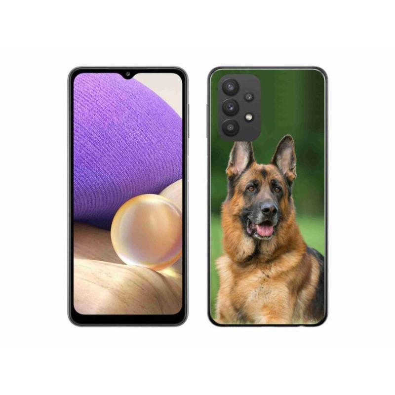 Zselés borítás mmCase Samsung Galaxy A32 5G - Német juhászkutya számára